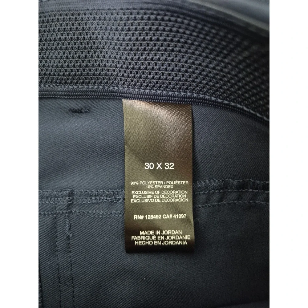 Greg Norman Golf Pants Mens 30x32 Blue Microlux 5 Pocket Tapered Leg NWOT